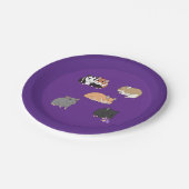 Hamsters  papieren bordje (Gekanteld)