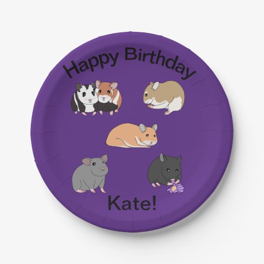 Hamsters Papieren Bordje (Voorkant)