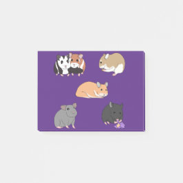 Hamsters  post-it® notes