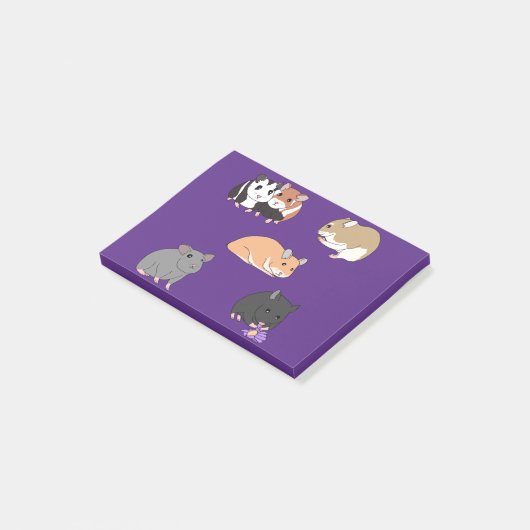 Hamsters  post-it® notes (Schuin)