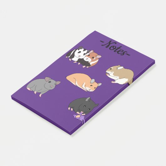 Hamsters post-it® notes (Schuin)