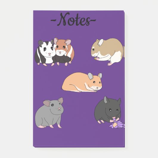 Hamsters  post-it® notes (Voorkant)