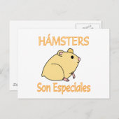 Hamsters Son Especiales Briefkaart (Voorkant / Achterkant)