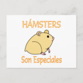 Hamsters Son Especiales Briefkaart (Voorkant)
