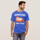 Hamsters Tegen Haters Hamster Fans Hamster Hamster T-shirt (Voorkant volledig)
