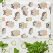 Hamsters Theedoek (Gevouwen)