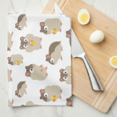 Hamsters Theedoek (Quarter Fold)