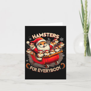 Hamsters voor iedereen Kerstmis Pyjama Hamster K Kaart