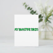 hamsters zijn cool briefkaart (Staand voorkant)