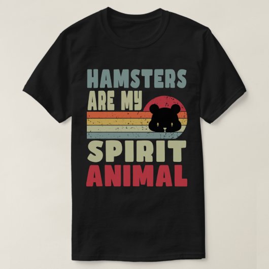 Hamsters zijn mijn dikke diertje T-shirt (Design voorkant)