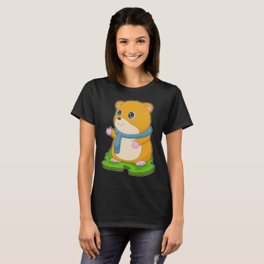 hamstersjaal t-shirt (Voorkant volledig)