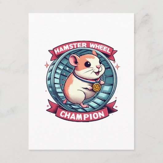 Hamsterwiel Kampioen Informatiekaartje (Achterkant)