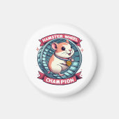 Hamsterwiel Kampioen Magneet (Voorkant)
