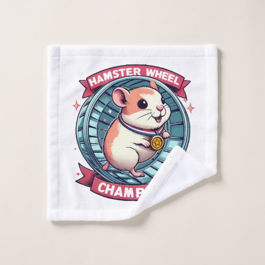 Hamsterwiel Kampioen Washandje (Wasdoekje)