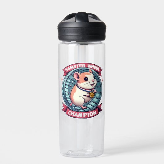 Hamsterwiel Kampioen Waterfles (Voorkant)