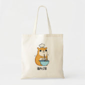 Hamstir Funny Chef Hamster Pun Tote Bag (Voorkant)