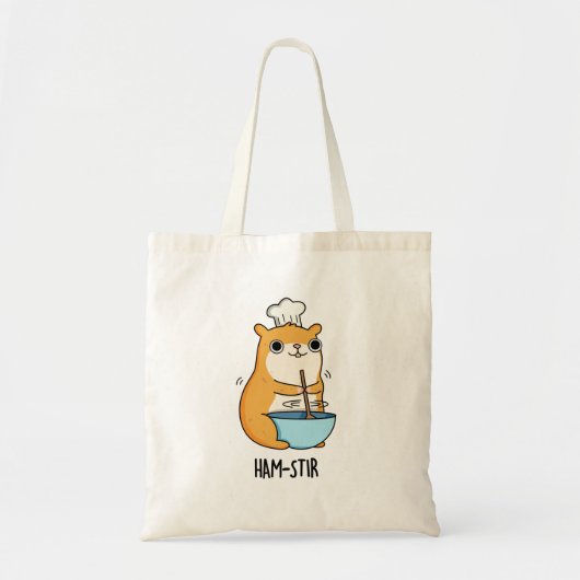 Hamstir Funny Chef Hamster Pun Tote Bag (Voorkant)