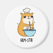 Hamstir Grappige Hamster Pun Magneet (Voorkant)