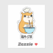 Hamstir Grappige Hamster Pun Sticker (Vel)