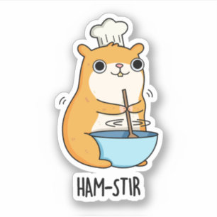 Hamstir Grappige Hamster Pun Sticker