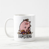 Hamstring Funny Pig Pun Koffiemok (Links)