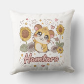Hamtaro - De geliefde Cartoon Kussen (Achterkant)