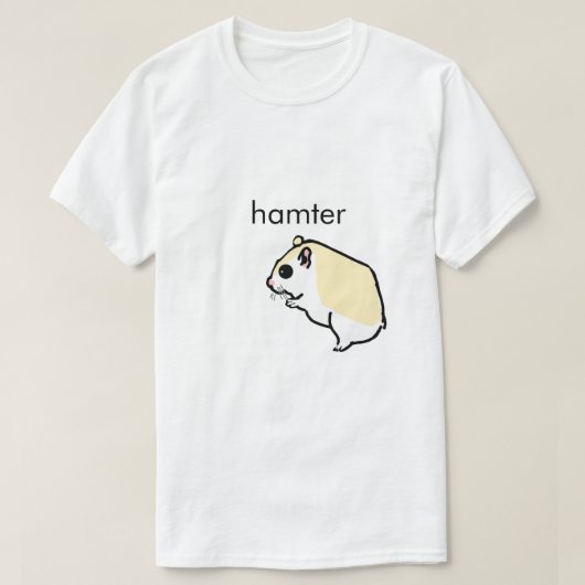 Hamter Cute Meme T-Shirt (Design voorkant)