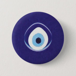 Hamza naar het boze oog ronde button 5,7 cm