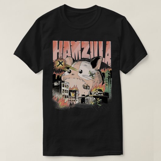 HAMZILLA Syrian Golden Roborovski Campbells Dwarf T-shirt (Design voorkant)