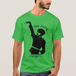 Han Babygirl Pose Jisung BBG Sassy Hannie SKZ Meme T-shirt