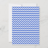 Han Blue Chevron Stripes Kaart (Achterkant)