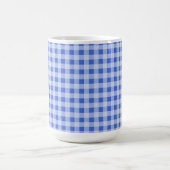 Han Blue Gingham; Gecontroleerd Koffiemok (Center)