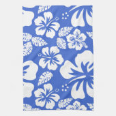 Han Blue Hawaiian Tropical Hibiscus Theedoek (Verticaal)