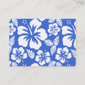 Han Blue Hawaiian Tropical Hibiscus Visitekaartje (Achterkant)