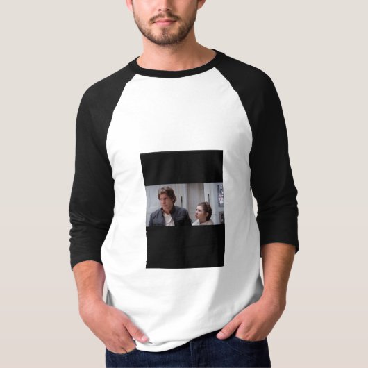 Han en Leia - lange mouwen T-shirt (Voorkant)