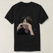 Han Jisung Cute Heart Cheeks Sticker.png T-shirt (Design voorkant)