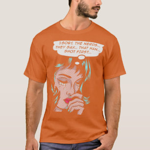Han schoot eerst 1 t-shirt