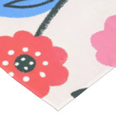 Han tekent bloemenpatroon tafelkleed (Gekanteld)