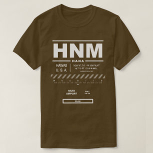 Hana Airport HNM T-shirt