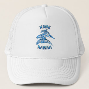 Hana Hawaii Vacation Tribal Dolphins Trucker Pet