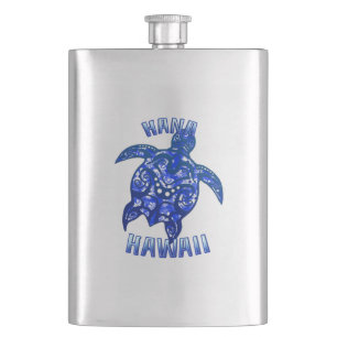 Hana Hawaii Vacation Tribal Turtle Flacon