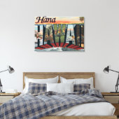 Hana, HawaiiLarge Letter ScenesHana, HI Canvas Afdruk (Insitu (Slaapkamer))