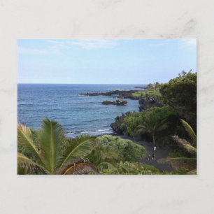 Hana Highway Beach, Maui, Hawaii Briefkaart