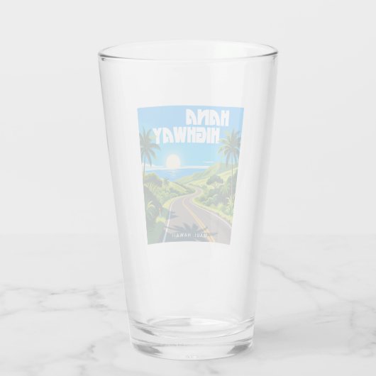 Hana Highway Maui Hawaii landschap Glas (Achterkant)