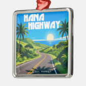 Hana Highway Maui Hawaii landschap Metalen Ornament (Links)
