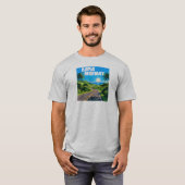 Hana Highway Maui Hawaii landschap T-shirt (Voorkant volledig)