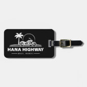 Hana Highway Maui Hawaii motorfiets Bagagelabel (Voorkant horizontaal)