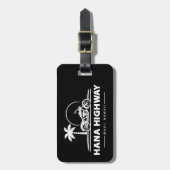 Hana Highway Maui Hawaii motorfiets Bagagelabel (Voorkant verticaal)