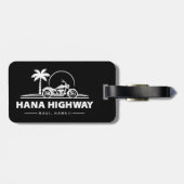 Hana Highway Maui Hawaii motorfiets Bagagelabel (Achterkant horizontaal)