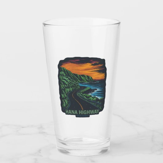 Hana Highway Maui Hawaii Uitzicht Glas (Voorkant)